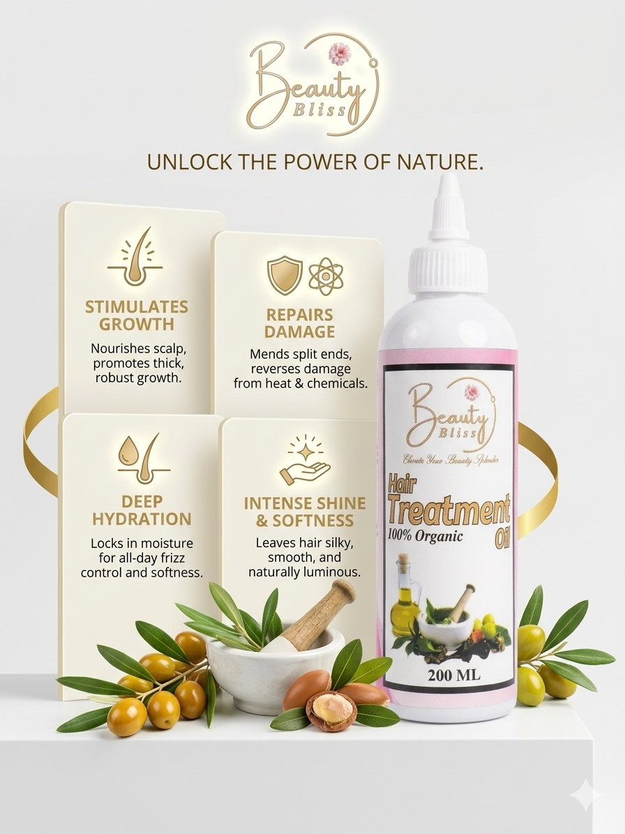 Hair care Oil 100% Organic 200 ML BIG SIZE