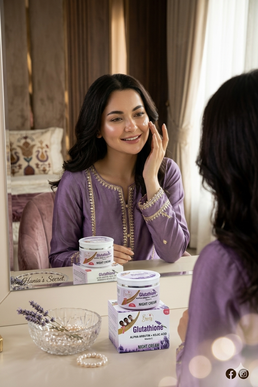 Glutathione Night Cream Best Result ( Face , Hand & Feet Cream )