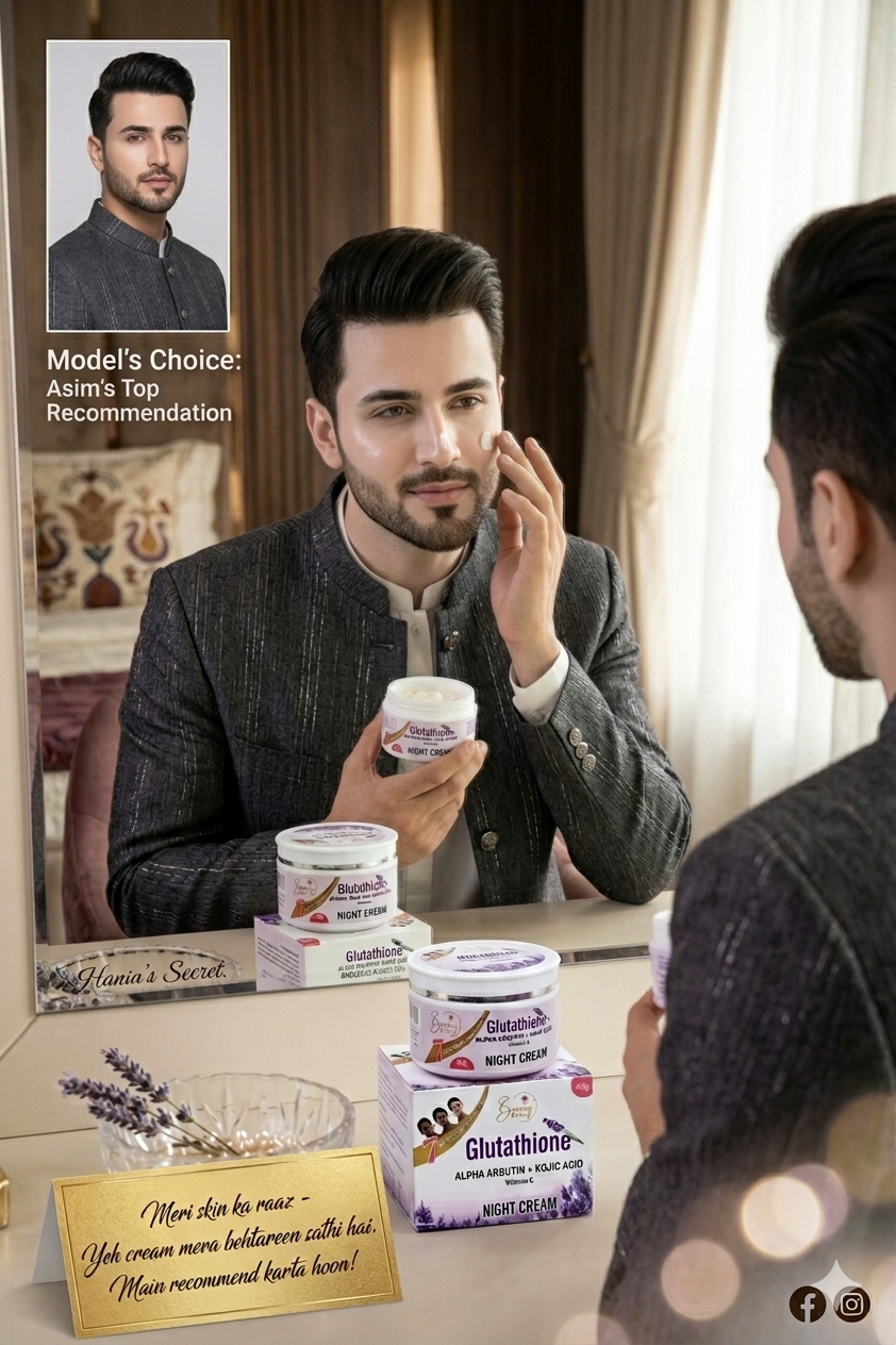 Glutathione Night Cream Best Result ( Face , Hand & Feet Cream )