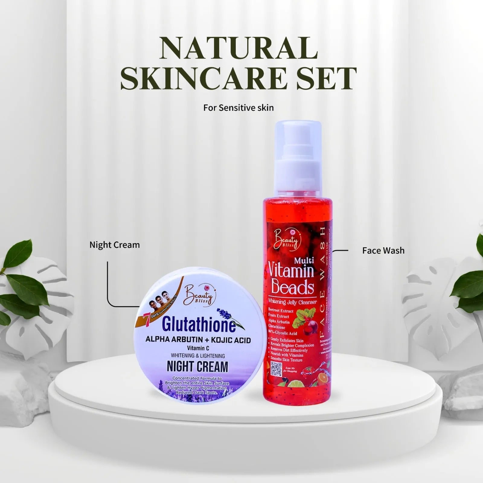 Glutathione Cream & Face Wash Deal
