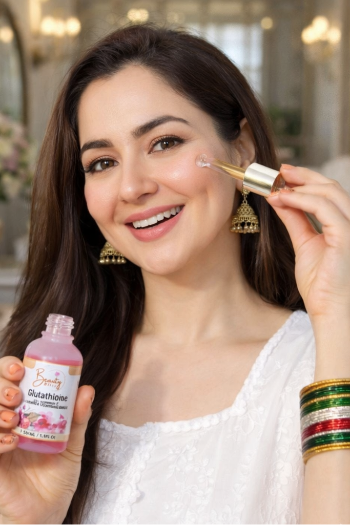 Glutathione Whitening Serum +FREE Vitamin Beads Jelly Cleanser Face Wash Combo Deal