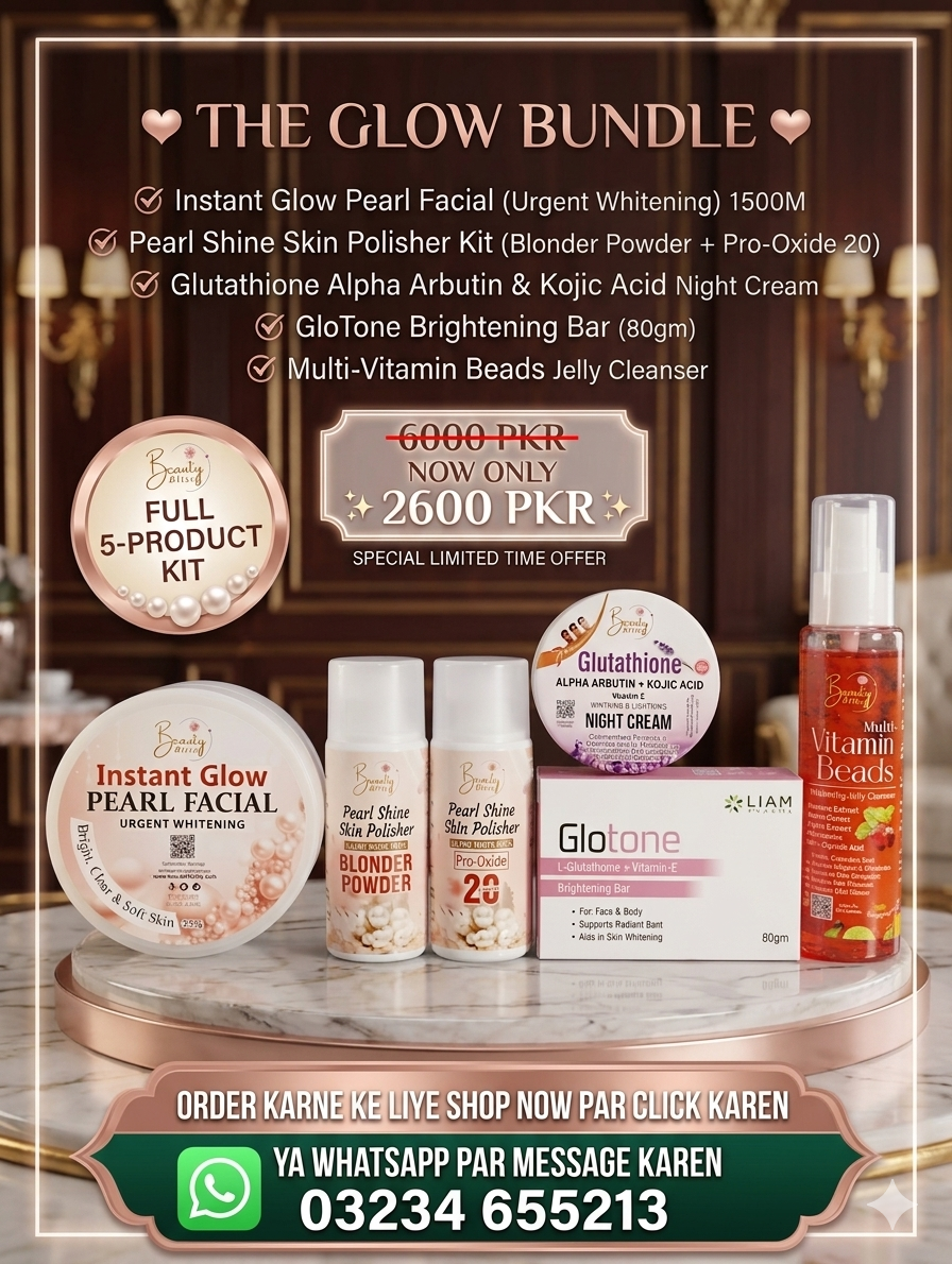 Glow Bundle 5 Products Kit Get Best Results within Day.Now only Rs 2600