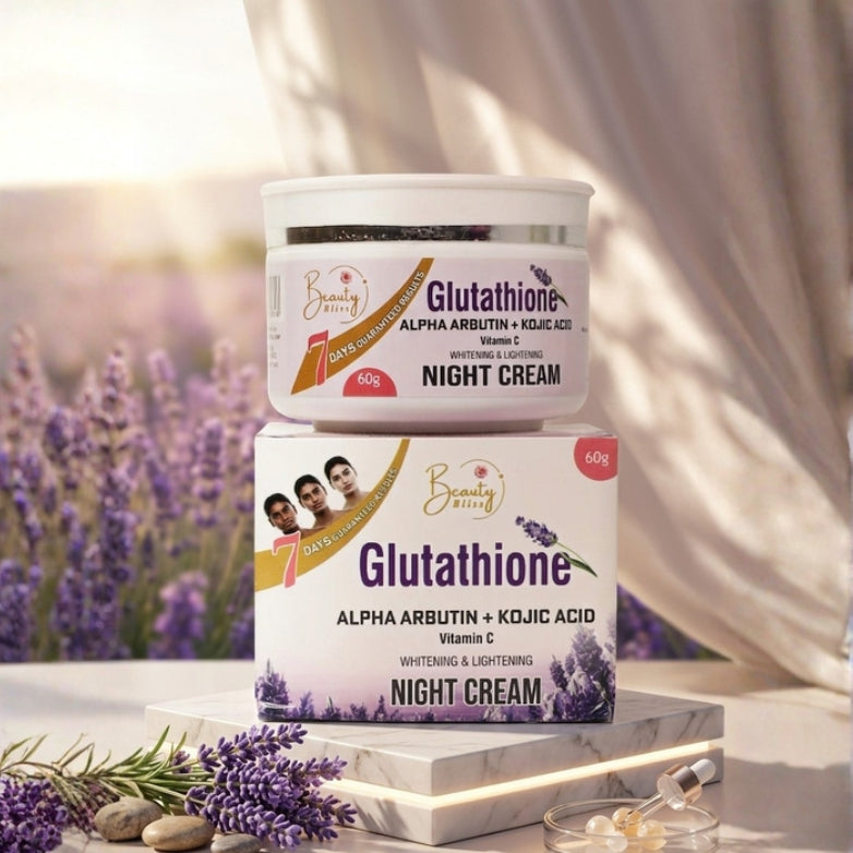 Glutathione Night Cream With Free Gift Skin Polisher