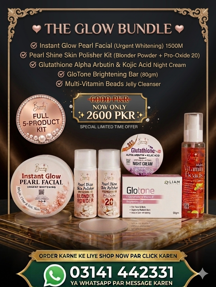 Glow Bundle 5 Products Kit Get Best Results within Day.Now only Rs 2600